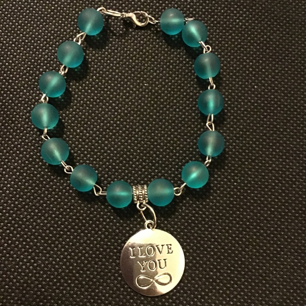 Blue bracelet